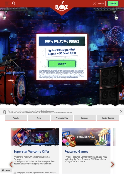 Premium slots game collection Barz Casino